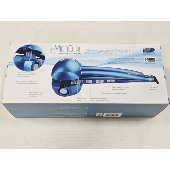 BaBylissPRO Nano Titanium MiraCurl Professional Curl Machine Steam Tech NEW - Picture 7 of 10